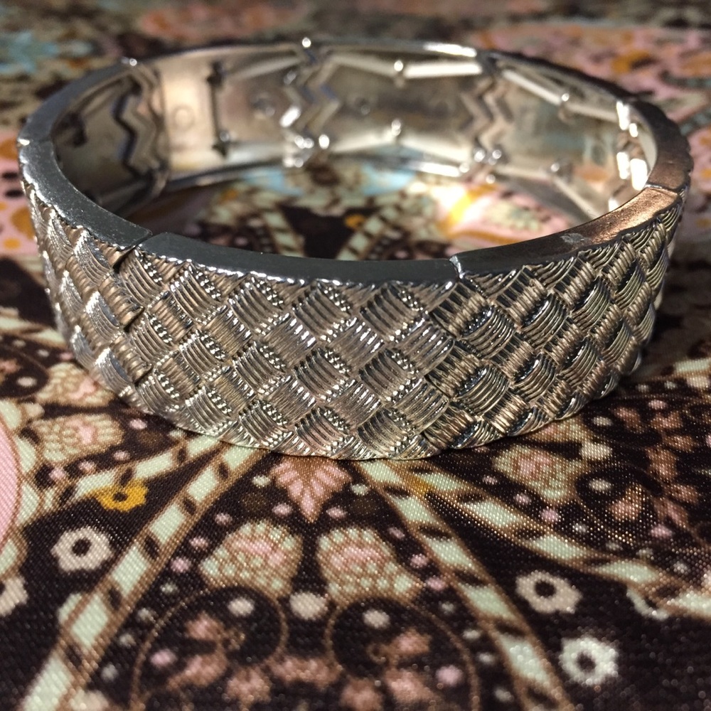 Lane Bryant Set of 2 Silver Bracelets- Stretchy.